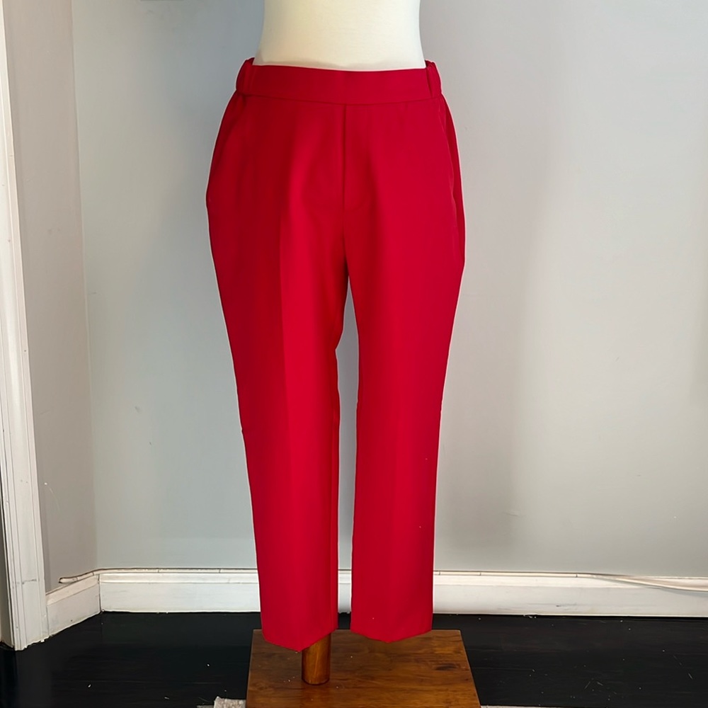 ZARA — Trafaluc Collection — Red Cropped Pant